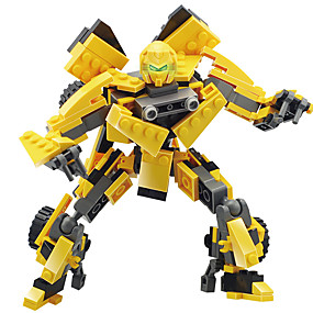 baratos Robôs, monstros e brinquedos espaciais-GUDI Robô Carros de Brinquedo Blocos de Construir 211 pcs Guerreiro Máquina Robô compatível Plástico Legoing Transformável Criativo Legal Clássico Chique &amp; Moderno Glamoroso &amp; Dramático Desenho