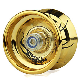 baratos Brinquedos de atividade-Yoyo Brilha no Escuro Luz de LED Estabilidade Metalic ABS Profissional Clássico 1 pcs Crianças Adulto Para Meninos Brinquedos Dom