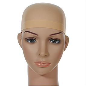 wig cap with holes