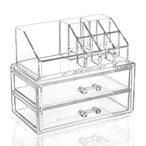 levne Kosmetické taštičky-Náčiní na líčení Uskladnění kosmetiky Makeup Akrylát Kvadrát Denní Kosmetický Péče o srst