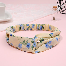 baratos Acessórios para Cabelos-Bandanas Acessórios de cabelo Tecido perucas Acessórios Mulheres 1pcs pçs 4-8 polegadas cm Diário Arcaico Fofinho