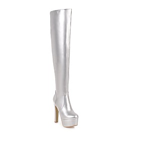 cheap silver boots