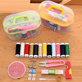 baratos Segurança em Viagens-Kit de Costura para Viagem Multi funções / Conveniência Plástico / Metal 14.5*7*9.5 cm