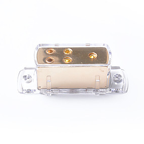 baratos Som Automotivo-Poder solar audio do ampère de 4 maneiras / bloco de distribuição à terra 4ga do distribuidor do cabo à terra