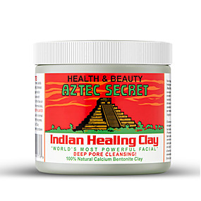 baratos -Máscara de argila indiana segredo asteca pó bentonita de cálcio argila limpeza profunda beleza facial máscara 1 lbs