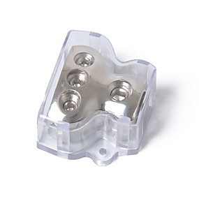 baratos Som Automotivo-bloco de distribuição de energia veículo automóvel amplificador de áudio 1 em 3 saídas