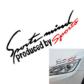 Stickers Yamaha Racing Decal Red Size 203 mm x 44 mm 2-Piece Set