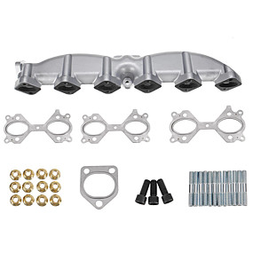 Universal 267 Car Exhaust Tip Trim End Pipe Tail Sport Muffler Stainless Steel Chrome