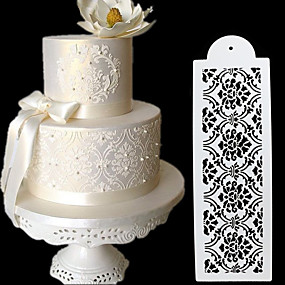 Beautiful Happy Birthday Shape Lace Cake Mold Cake Decor Pendant Jewelry Tool MW