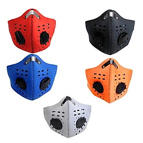 baratos Viagem-A Prova de Vento Secagem Rápida Moto / Ciclismo Vermelho Laranja Azul para Homens Mulheres Adulto Corrida Viagem Ciclismo 1pç / Máscara / Máscara