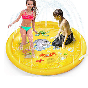 baratos Piscinas &amp; Diversão na Água-Splash Pad Sprinkler for Kids Brinquedos de água Piscina inflável Exterior Plástico Exterior Meninos e meninas Criança Crianças / Desenvolver Criatividade