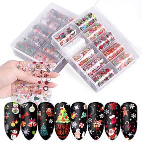 children's christmas nail stickers