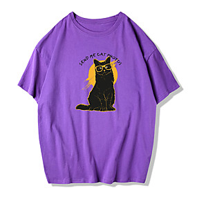 Chat fluo lumière noire Sweat-Shirt//Manches TShirt