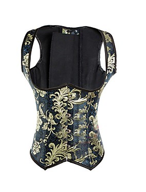 baratos Modeladores-Mulheres Colchete Com Busto - Reativo / Formais, Estilo Moderno / Básico Azul Claro S M L