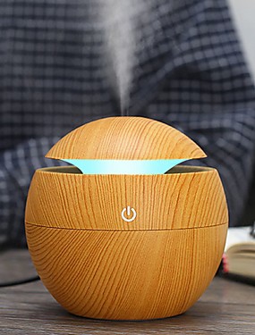 baratos Aparelhos de vida do carro-Umidificador de aroma usb difusor de óleo essencial ultra-som fresco umidificador de névoa purificador de ar do carro umidificador de ar do carro 7 mudança de cor levou luz noturna