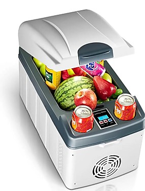 baratos Aparelhos de vida do carro-20l ac220v dc12-24v 68w geladeira de carro congelamento duplo ou aquecimento mini geladeira
