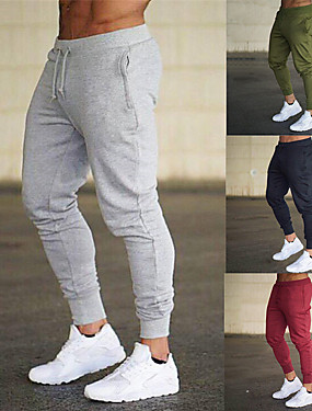 cheap Esporte &amp; Lazer-Homens Calças Esportivas Calças Jogger Calça Esportiva Roupa Esportiva Calças Com Cordão Fitness Treino de Ginástica Espetáculo Corrida Treinamento Respirável Secagem Rápida Macio Normal Esporte