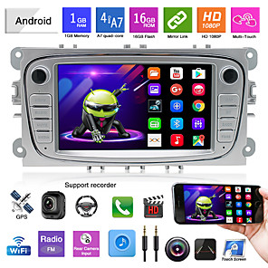 福克斯车载导航黑色 7 Inch 2 Din Android Car Mp5 Player Gps Built In Bluetooth Wifi For Ford Microusb Bluetooth Support Mpeg Avi Mov Mp3 Wma Wav Jpeg Gif Bmp 21 125 09