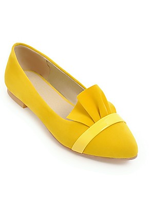 cheap yellow flats
