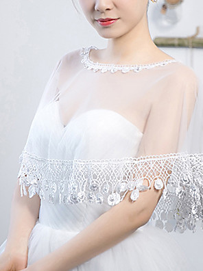 WedTrend Damen Festlich Stola Sommer Schal Sonnenschutz Bolero f/ür Hochzeit Abendkleid Sandstrand