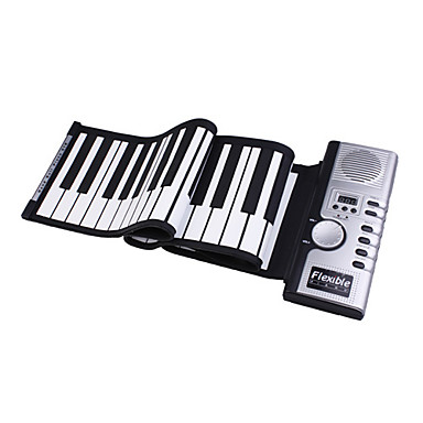 61-Key Digital Roll-up Soft Keyboard Piano with MIDI 112266 2018 – $48.99