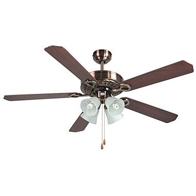 540 49 5 Blade Two Way Mode Ceiling Fan With 4 Lights In 3 Speed