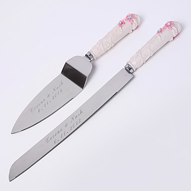 Serving Sets Wedding Cake Knife Personalized Cake Serving Set In