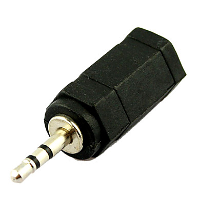 3.5mm Male to 2.5mm Female Stereo Mic Audio Earphone Jack Adapter Converter MA