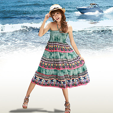 5499 Tendance Bohème Plage Robe