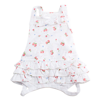baratos Artigos para Pet-Cachorro Vestidos Roupas para Cães Ocasiões Especiais Algodão XS S M L