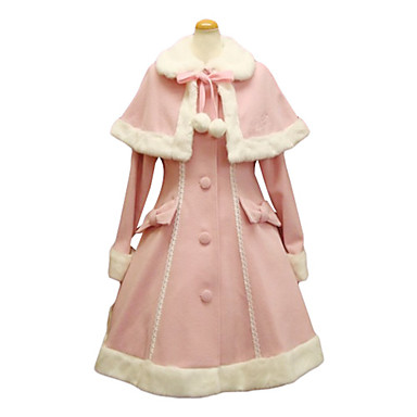 Coat Sweet Lolita Lolita Cosplay Lolita Dress Red / Black / Pink ...