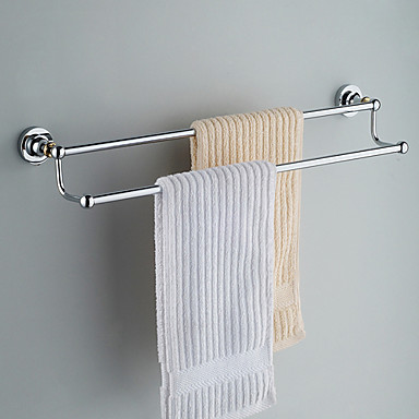 Contemporary Chrome Finish Brass Towel Bars 818939 2018 – $49.49