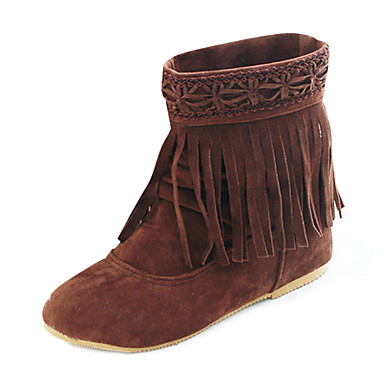 flat heel snow boots