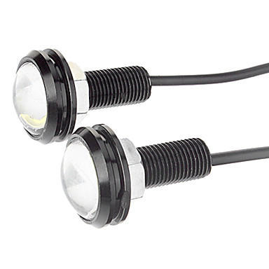 Χαμηλού Κόστους Λαμπτήρες Αυτοκινήτου LED-3W 210LM 6000K Cool White Light Bulb LED για Αυτοκινήτων (DC 12V, 2 τεμ)