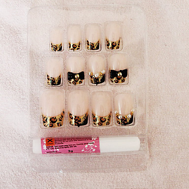 12 Pcs Abs Unghii False Integrale Bijuterie Unghii Pentru Deget Nail