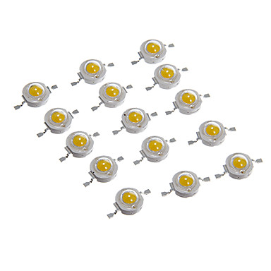 Jammas 100pcs Real Full Watt 3W High Power LED lamp Bulb Diodes SMD White 110-120LM LEDs Chip for 3W 18W Spot Light Downlight Emitting Color: Natural White, Wattage: 1W 
