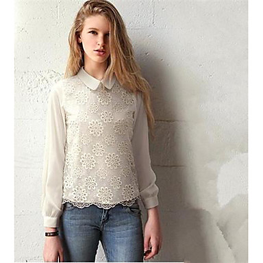 black and white long sleeve blouse