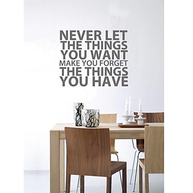 Words & Quotes Wall Stickers Plane Wall Stickers Decorative Wall