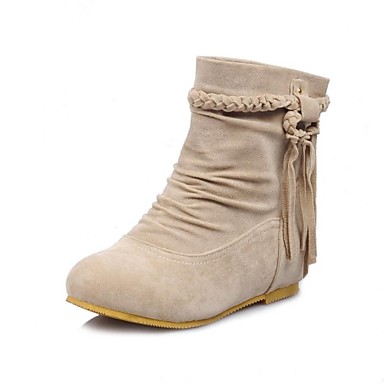 flat heel dress boots