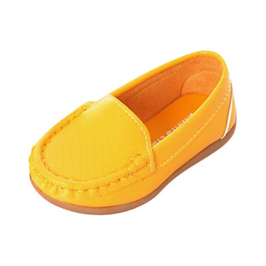flat heel pu shoes