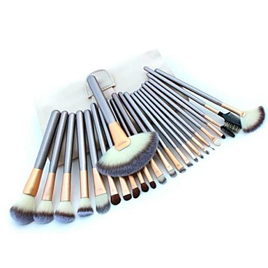 baratos Compre por Marca-Profissional Pincéis de maquiagem Conjuntos de pincel 24pcs Macio Pincéis de Maquiagem para Jogo de Pincéis de Maquiagem