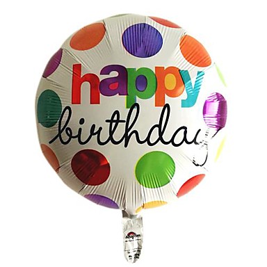 Sretan rođendan okrugli metalni balon iz 2466711 2021 . – $5.49