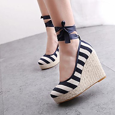 denim wedge heel shoes