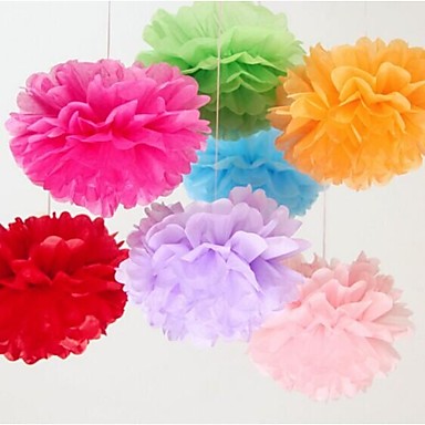 Tissue Paper Decoration Mixed Material Wedding Decorations Wedding ...