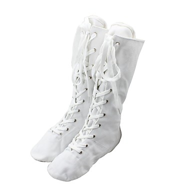 white jazz boots