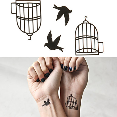 Ptica Kavez Tattoo Naljepnice Privremene Tetovaze Iz 2892346 2021 19 90