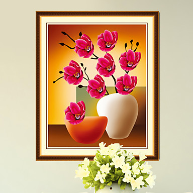 De nye tredimensionelle diamant 5d blomstrende blomster malet stue ... Stue blomster
