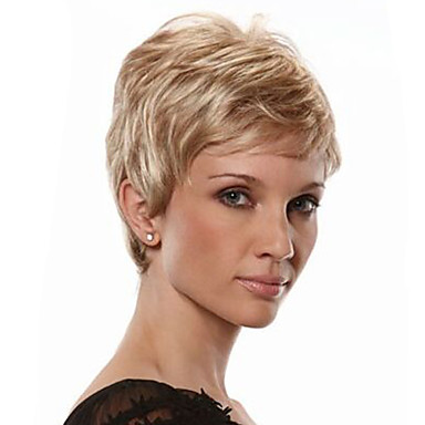 Short Hair Wigs White Women European Synthetic Black Women Wigs