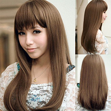Human Hair Lace Front Wig Straight Wig 120 Density Ombre Hair