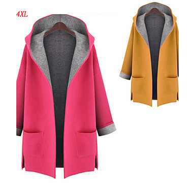 Y Para Casual Chaquetas Manga Sudadera Tejido Abrigos Larga xqwvd0Ux4